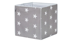 Roba Aufbewahrungsbox   Little Stars grau Stoffbezug: 65% Polyester, 35% Baumwolle, Füllung: Pappe Maße (cm): B: 34 H: 34 T: 34 Aufbewahren & Ordnen