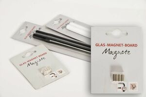 The Wall Magnet- Set für Glas-Magnetboard 4- teilig