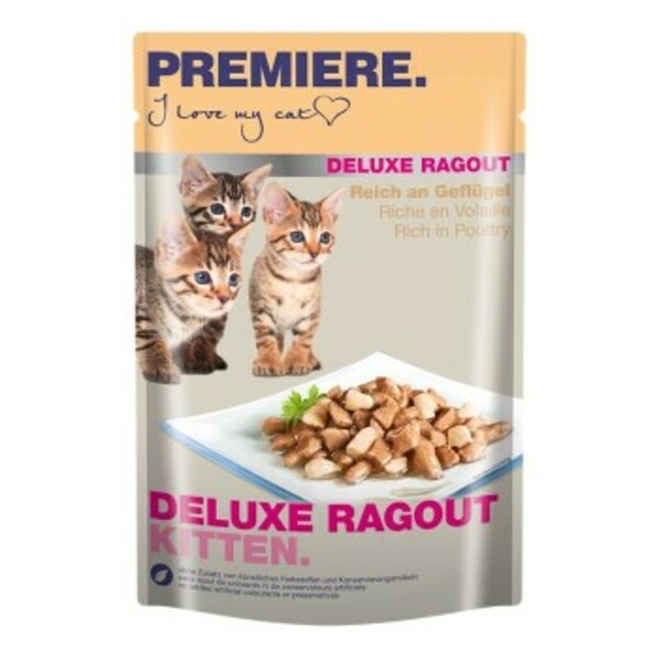 Bild 1 von PREMIERE Deluxe Ragout Kitten Geflügel 22x85g