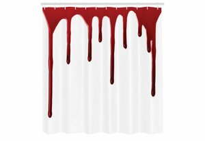 Abakuhaus Duschvorhang »Moderner Digitaldruck mit 12 Haken auf Stoff Wasser Resistent« Breite 175 cm, Höhe 180 cm, Horror Halloween Zombie Verbrechen