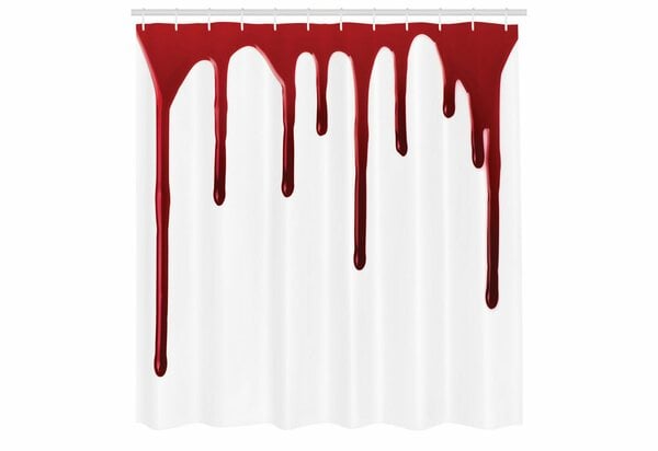 Bild 1 von Abakuhaus Duschvorhang »Moderner Digitaldruck mit 12 Haken auf Stoff Wasser Resistent« Breite 175 cm, Höhe 180 cm, Horror Halloween Zombie Verbrechen