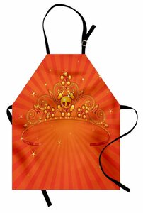 Abakuhaus Kochschürze »Höhenverstellbar Klare Farben ohne verblassen«, Halloween Princess Crown