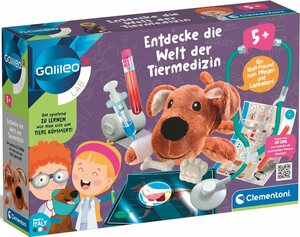 Clementoni® Experimentierkasten »Galileo, Entdecke die Welt Tiermedizin«, Made in Europe