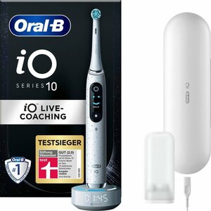 Oral B Elektrische Zahnbürste iO 10, Aufsteckbürsten: 1 St., 7 Putzmodi