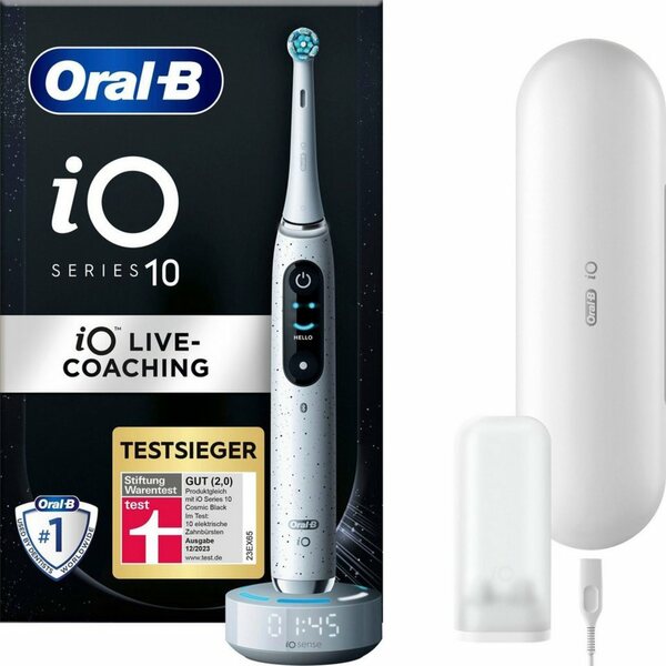Bild 1 von Oral B Elektrische Zahnbürste iO 10, Aufsteckbürsten: 1 St., 7 Putzmodi