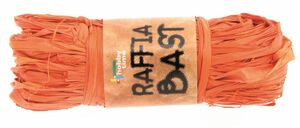 Glorex Raffia-Bast orange, 50 g