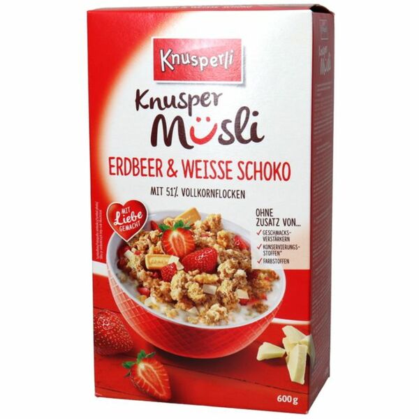 Bild 1 von Knusperli Knuspermüsli Erdbeer & weiße Schoko