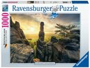 Bild 1 von Ravensburger Puzzle »Erleuchtung - Elbsandsteingebirge«, 1000 Puzzleteile, Made in Germany, FSC® - schützt Wald - weltweit