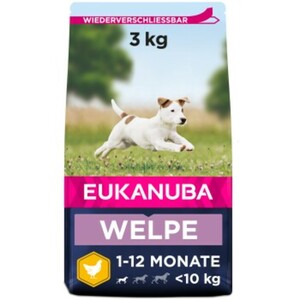 Eukanuba Puppy und Junior kleine Rassen 3kg