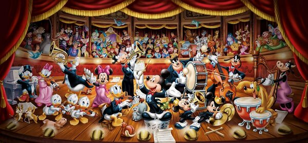 Bild 1 von Clementoni® Puzzle »Panorama High Quality Collection, Disney Orchester«, 13200 Puzzleteile, Made in Europe