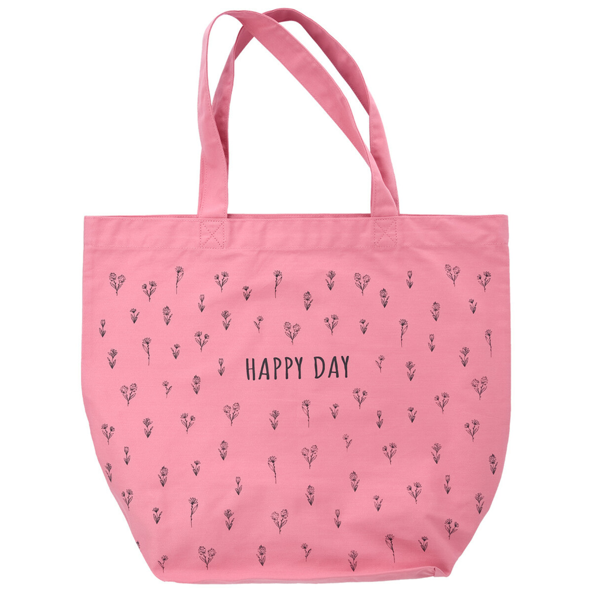 Bild 1 von Baumwolltasche mit Blumen-Allover ROSA