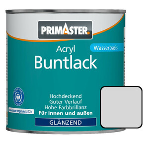Primaster Acryl Buntlack lichtgrau glänzend, 750 ml