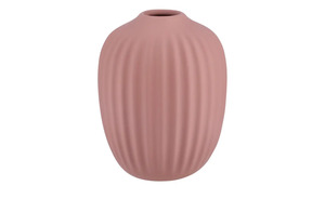 Vase rosa/pink Steinzeug Maße (cm): H: 10,2  Ø: [8.0] Dekoration