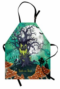Abakuhaus Kochschürze »Höhenverstellbar Klare Farben ohne verblassen«, Halloween Gruseliger Baum