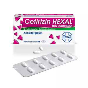 Cetirizin HEXAL bei Allergien 50  St