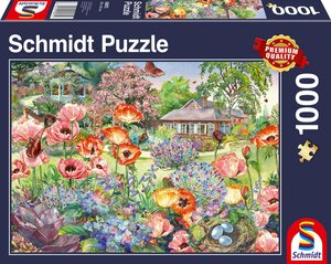 Schmidt Spiele Puzzle »Blühender Garten«, 1000 Puzzleteile, Made in Europe