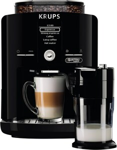 Krups EA 82 F 8 Latt´Espress QuattroForce Kaffee-Vollautomat schwarz/edelstahl