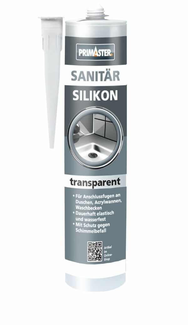 Bild 1 von Primaster Sanitär Silikon transparent 310 ml