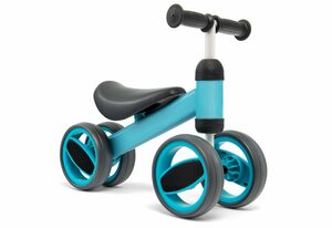 COSTWAY Laufrad »Balance Bike, Kinder Trainingsrad«, mit 4 Rädern & begrenzter Lenkung