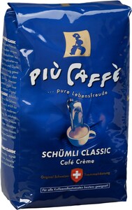 Piu Caffe Schümli Classic 1000g Kaffeebohnen