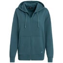 Bild 1 von Damen Sweatjacke mit Kapuze DUNKELPETROL