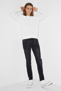 C&A CLOCKHOUSE-Skinny Jeans-LYCRA®, Grau, Größe: W28 L32