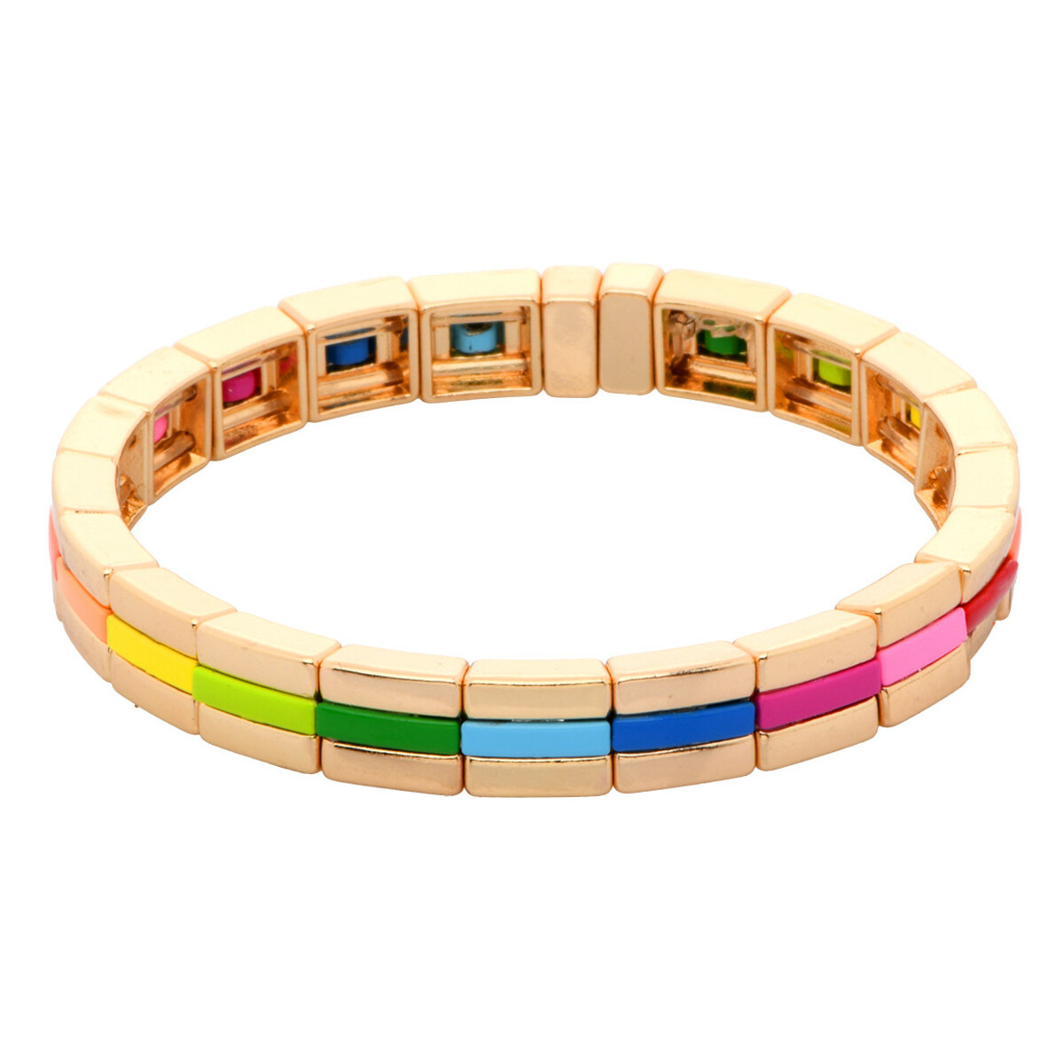 Bild 1 von Damen Armband elastisch GOLD / BUNT