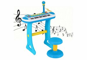 COSTWAY Spielzeug-Musikinstrument »31 Tasten Kinder Keyboard, Klaviertastatur«, mit Ständer & Hocker & einstellbar Mikrofon
