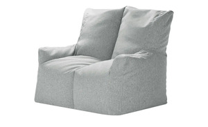 Sitzsack-Sofa grau Maße (cm): B: 130 H: 95 T: 80 Wohnzimmermöbel