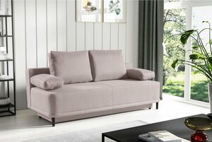 WERK2 Schlafsofa »Street«, 2-Sitzer Sofa und Schlafcouch mit Federkern & Bettkasten