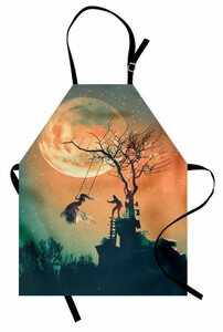 Abakuhaus Kochschürze »Höhenverstellbar Klare Farben ohne verblassen«, Halloween Zombie-Braut-Bräutigam