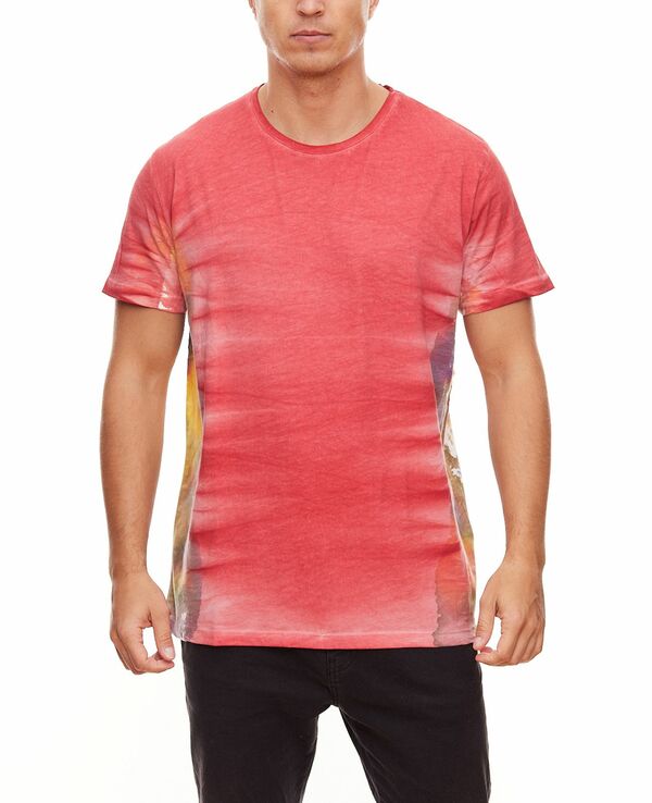 Bild 1 von RUSTY NEAL R-15211 Herren Sommer-Shirt mit Batik-Muster Rot