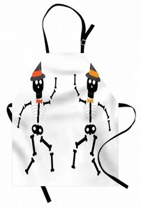 Abakuhaus Kochschürze »Höhenverstellbar Klare Farben ohne verblassen«, Orange und Schwarz Halloween-Spaß-Hut