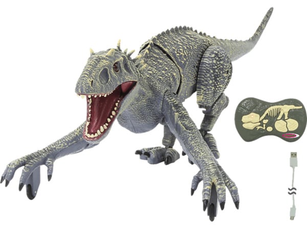 Bild 1 von JAMARA KIDS Dinosaurier Exoraptor Li-Ion 3,7V 2,4GHz grau Dino, Grau, Grau