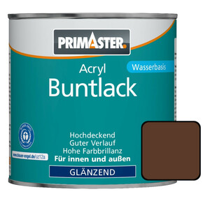 Primaster Acryl Buntlack nussbraun glänzend, 750 ml