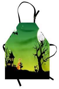 Abakuhaus Kochschürze »Höhenverstellbar Klare Farben ohne verblassen«, Halloween Tanzen Hexe