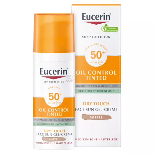 Bild 1 von Eucerin Sun Oil Control tinted Creme LSF 50  ml