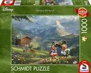 Bild 1 von Schmidt Spiele Puzzle »Disney, Mickey & Minnie in den Alpen«, 1000 Puzzleteile, Thomas Kinkade; Made in Europe