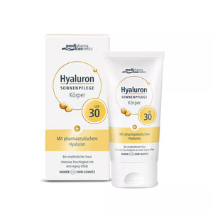 Medipharma Hyaluron Sonnenpflege Körper Creme LSF 30 150  ml