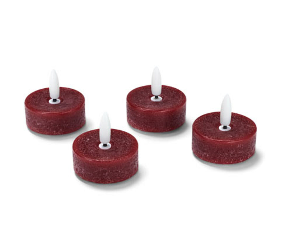 Bild 1 von 4 LED-Echtwachs-Teelichter, rot