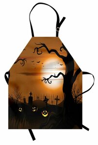 Abakuhaus Kochschürze »Höhenverstellbar Klare Farben ohne verblassen«, Halloween Scary Friedhof
