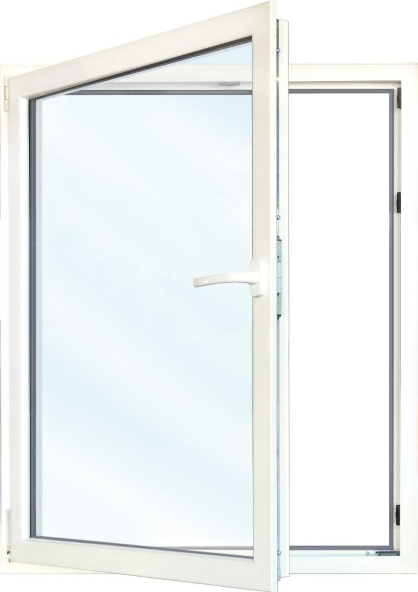 Bild 1 von Euronorm Kunststoff-Fenster 70/3s weiss,  900x1000mm DIN links, Uw 0,9w/M²K