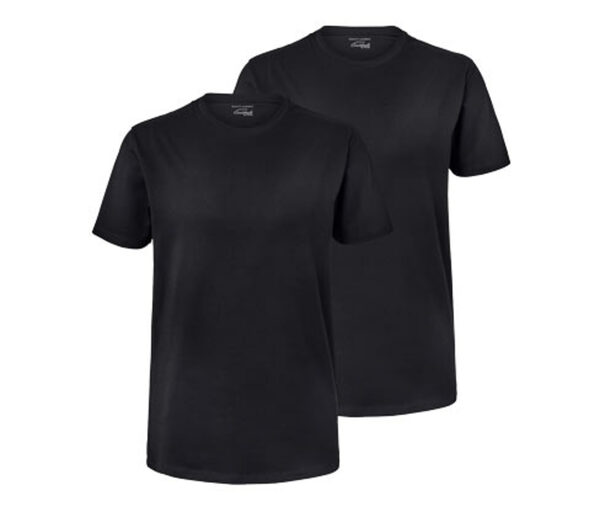 Bild 1 von 2 T-Shirts mit Rundhalsausschnitt, schwarz