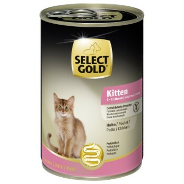 Bild 1 von SELECT GOLD Sensitive Hair & Skin Kitten 6x400g