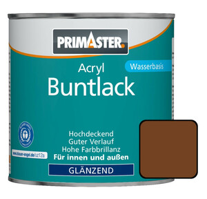 Primaster Acryl Buntlack lehmbraun glänzend, 750 ml