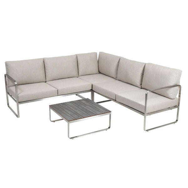 Bild 1 von Ambia Garden LOUNGEGARNITUR Anthrazit Beige