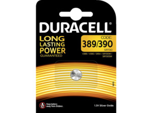 DURACELL Specialty 389/390 Batterie, Silber-Oxid, 1.5 Volt 1 Stück, Silber