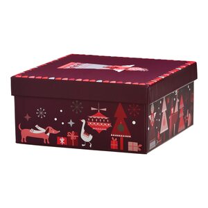 FSC Mix Box Nordic ca.17x17x8cm, rot