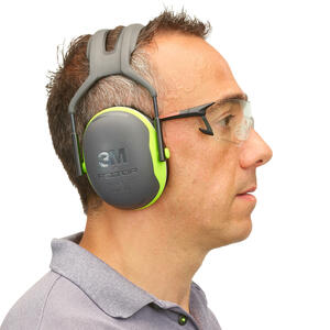 Gehörschutz PELTOR X4A schwarz/grün