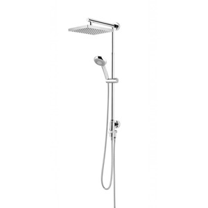 Schulte Duschsystem 'DuschMaster Rain' mit Umsteller, eckig, 148 cm
